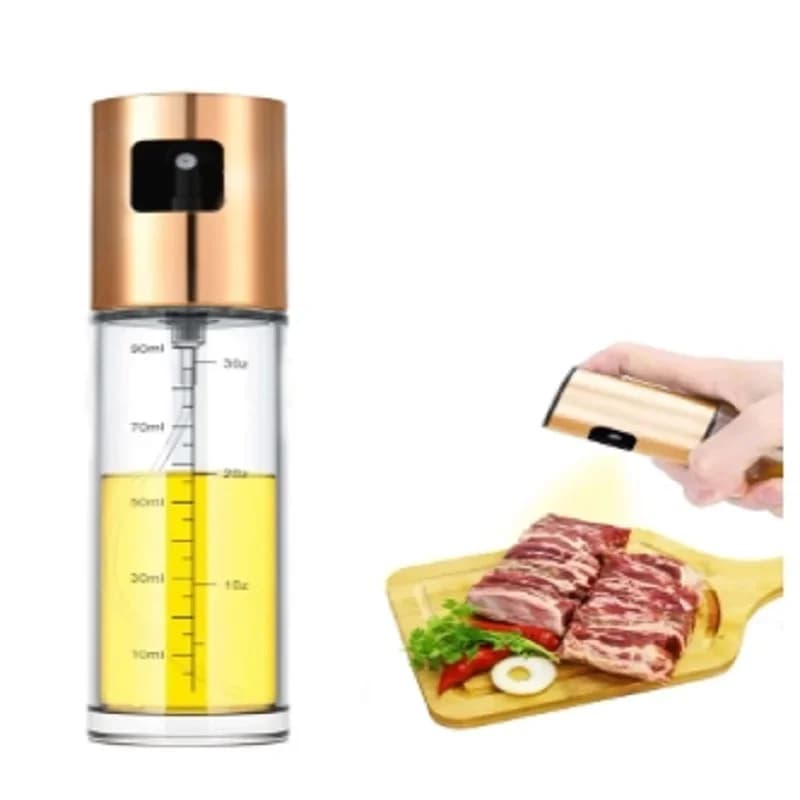 1 stk. 100/200/300/500ml oliesprayflaske til køkken og husholdning, spiselig olivenolie-sprayflaske, forstøvet olietank til airfryer