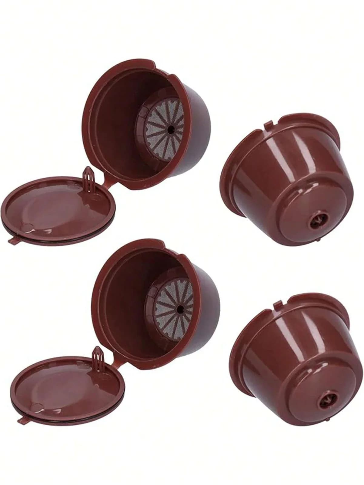 1/3/5/10 stk. genanvendelige kaffekapsler, filterkop og dispenser til Nescafe Dolce Gusto, genopfyldelige kaffekapsler, kompatibelt sæt