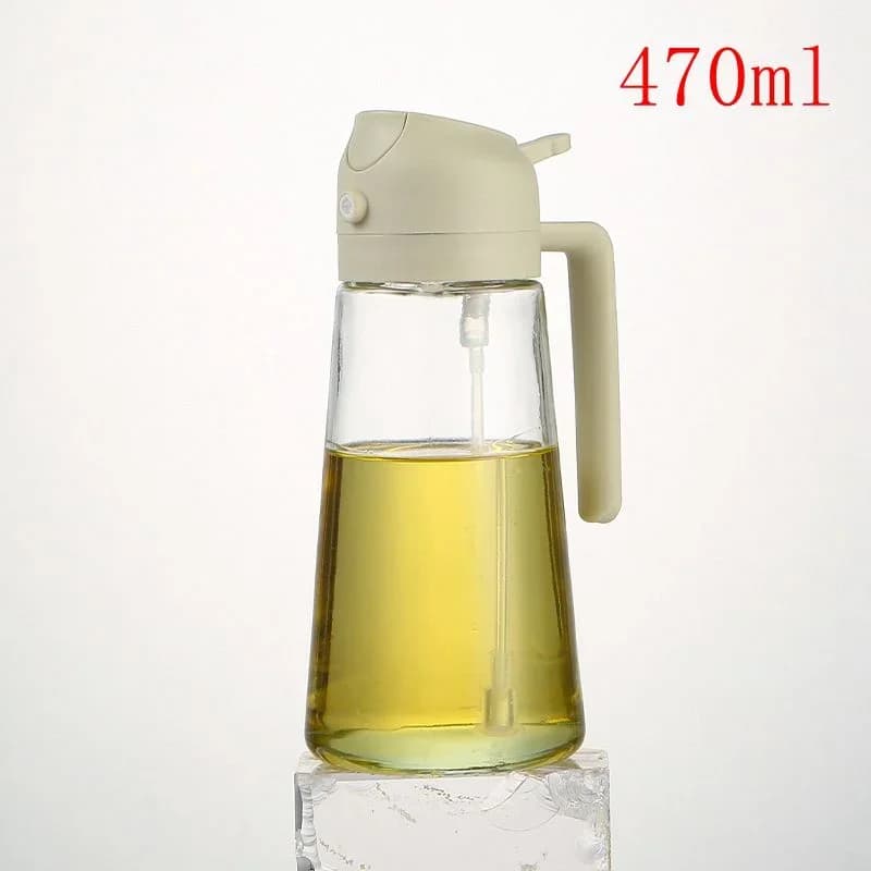 1 stk. 100/200/300/500ml oliesprayflaske til køkken og husholdning, spiselig olivenolie-sprayflaske, forstøvet olietank til airfryer