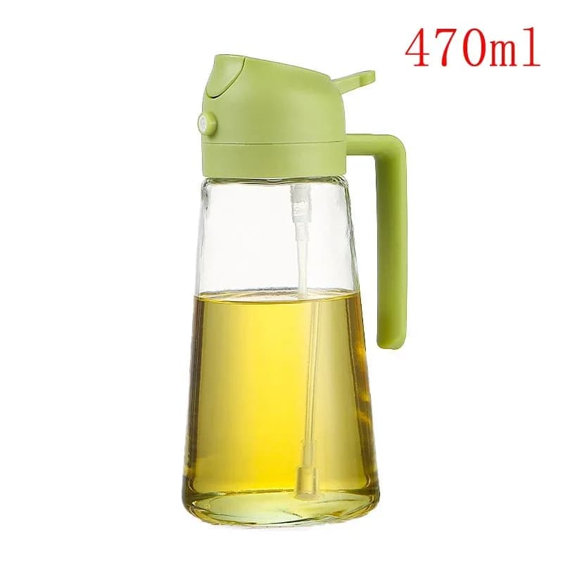 1 stk. 100/200/300/500ml oliesprayflaske til køkken og husholdning, spiselig olivenolie-sprayflaske, forstøvet olietank til airfryer