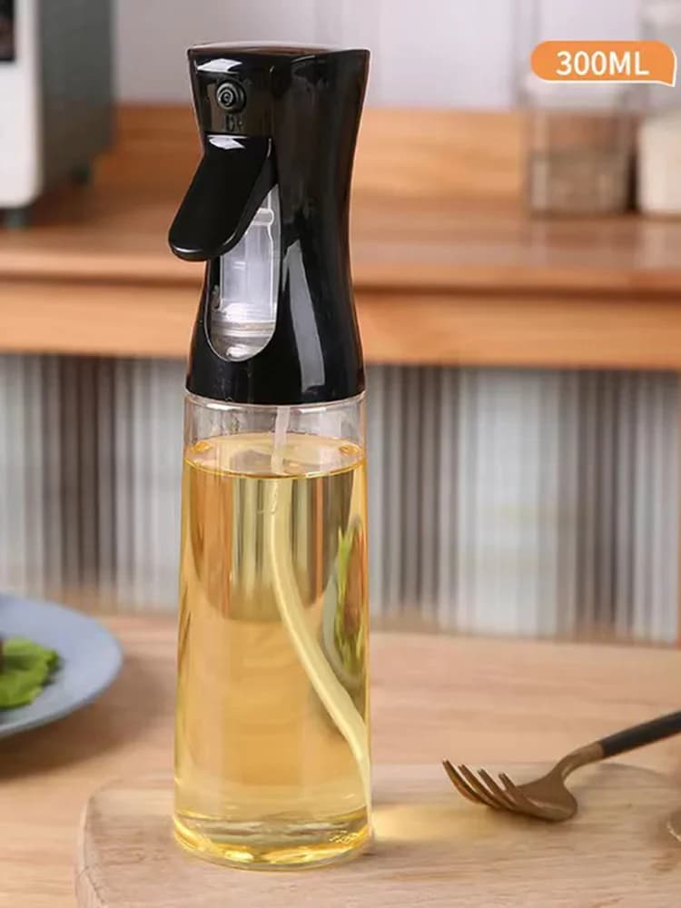 1 stk. 100/200/300/500ml oliesprayflaske til køkken og husholdning, spiselig olivenolie-sprayflaske, forstøvet olietank til airfryer