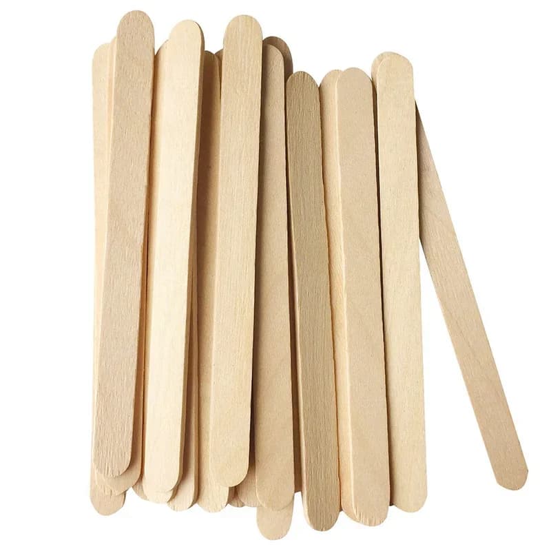 Leeseph craft-pinde, ispinde i træ, 11.4 cm lange, til is og ispinde, til drikkevareharpiksform, håndlavede værktøjer