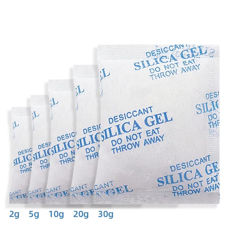2/5/10/20/30 g pakke giftfri silikagel-desiccant, fugtabsorber til fugtige køkken-, rum- og opholdsarealer