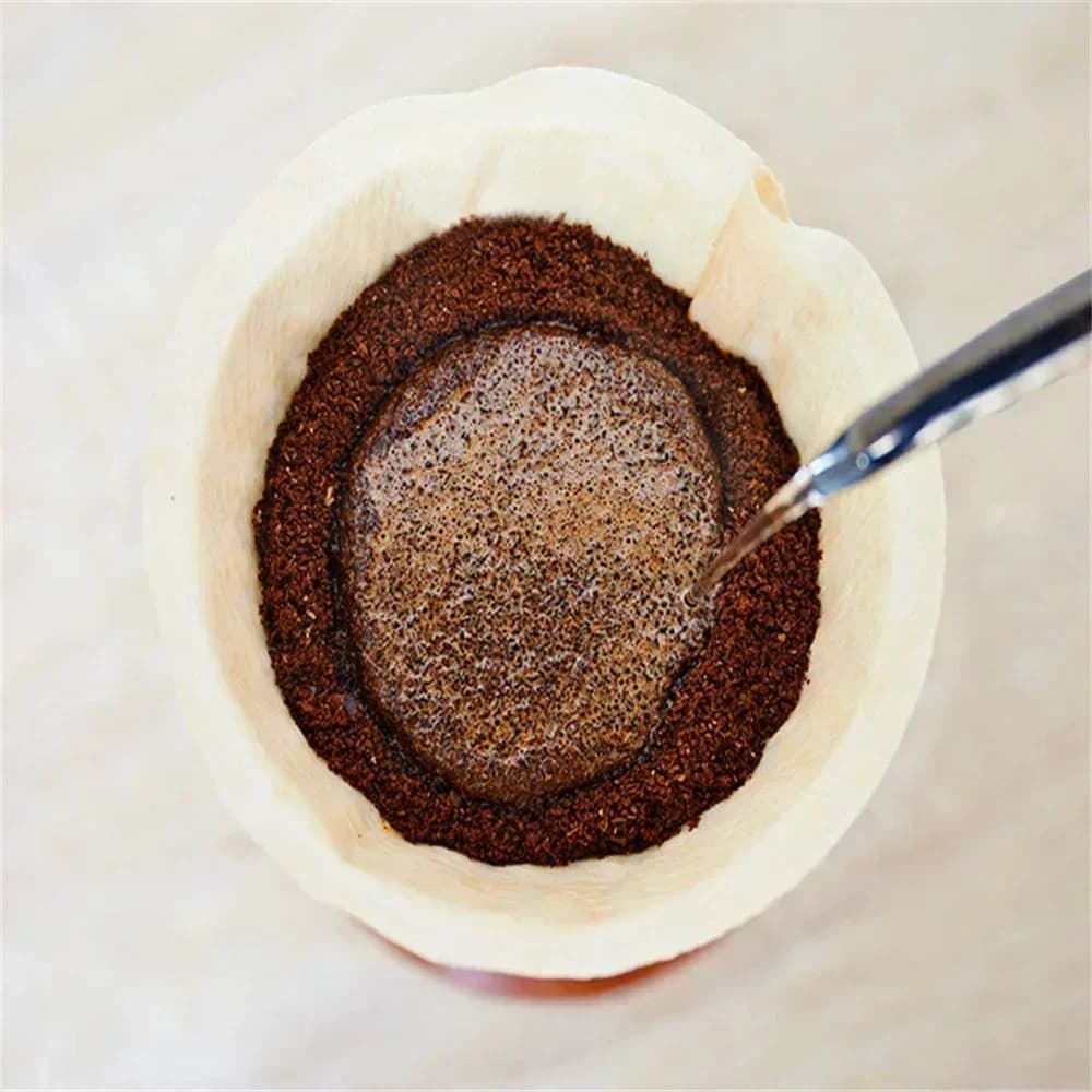 40/100 stk. V-formet kaffefilterpapir, ubleget engangsfilter i fødevarekvalitet, V60 kaffefiltre til pour-over kaffemaskine, filterkaffe