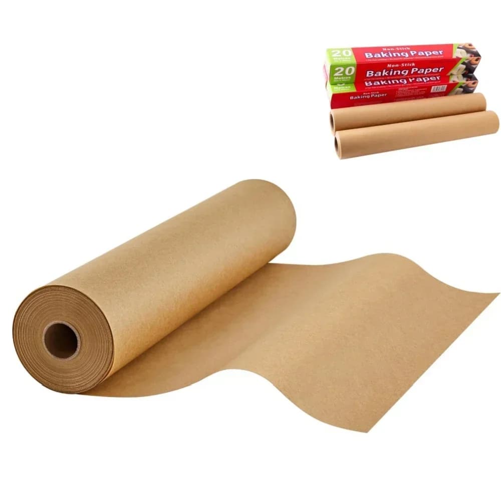 Bagepapir, udstansede bageark med non-stick, til bagning, grill, airfryer, dampning, brød, cupcakes og småkager