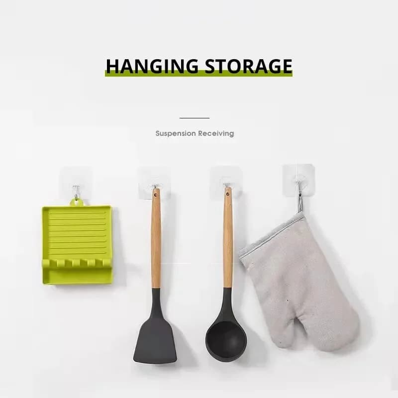 [Hotsalg] 1 stk. skeholder, gryde-låg holder, hylder, bordplade, skovl- og skeholder, suppeske-holder, spisepindeholder