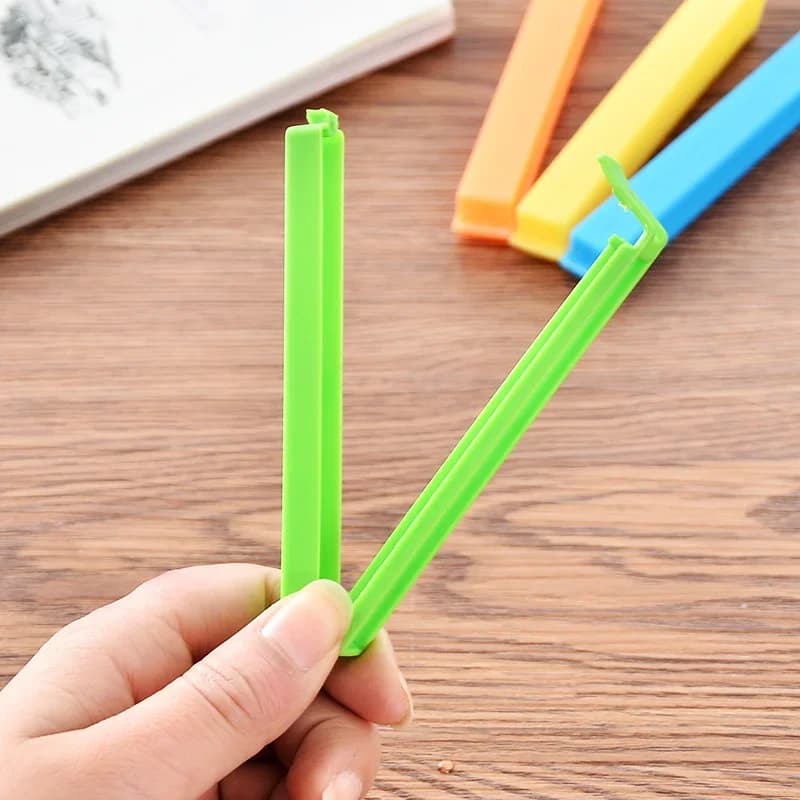 5-30 stk. farverige forseglingsclips, fugttætte og friskholdende, snackpose-lukkerklemme til plastikposer, genanvendeligt køkkentilbehør