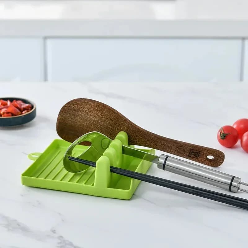 [Hotsalg] 1 stk. skeholder, gryde-låg holder, hylder, bordplade, skovl- og skeholder, suppeske-holder, spisepindeholder