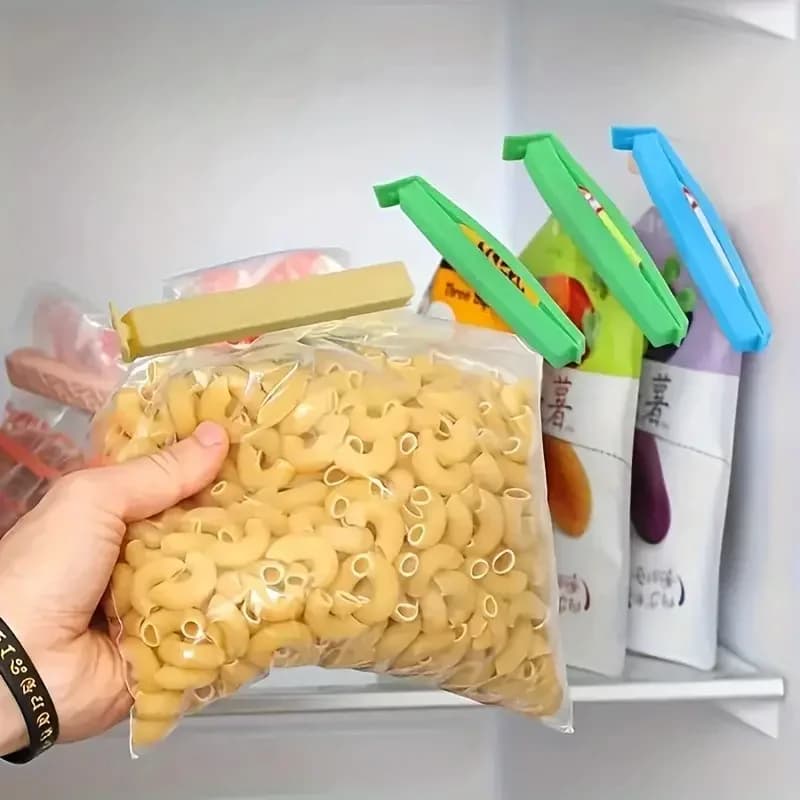 5-30 stk. farverige forseglingsclips, fugttætte og friskholdende, snackpose-lukkerklemme til plastikposer, genanvendeligt køkkentilbehør